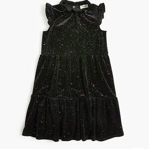 Crewcuts Girls' velvet sparkle‎ tiered ruffle dress size 14
NWT